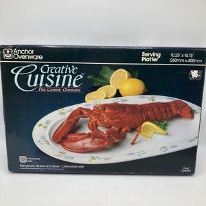 Anchor Hocking Ovenware Serving Platter Floret